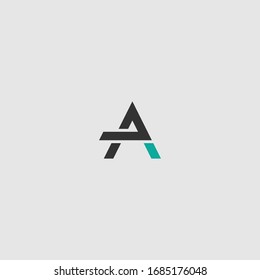 Letter "A" design for logo and icon.