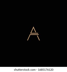 Letter "A" design for logo and icon.