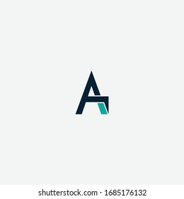 Letra "A" diseño para logotipo e icono.