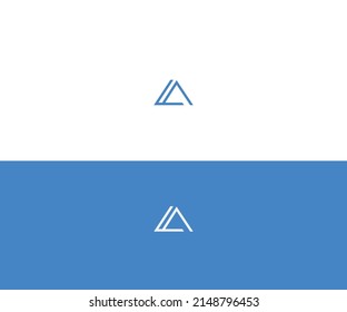Letter A, LA, AL Logo Design vector Template