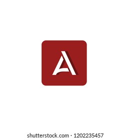 letter A. logo design vector download