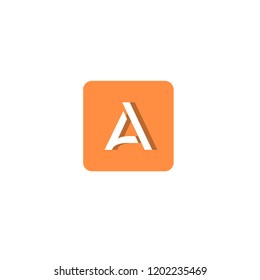 letter A. logo design vector download