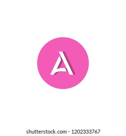 letter A. logo design vector download