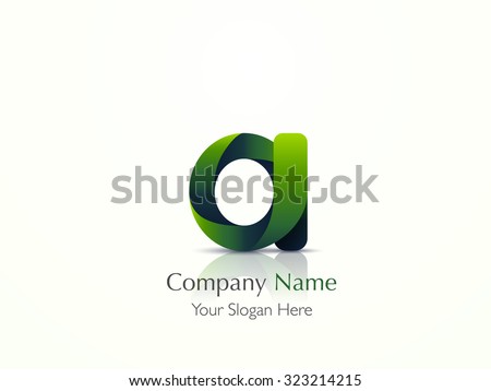 Letter A. Logo design. Vector illustration