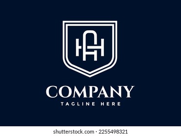 letter A, logo H, suitable for the company's initial symbol.
