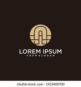 letter (A) logo with modern concept circle style for the company Premium Vector. part 6