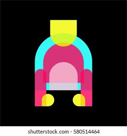 Letter A, Logo Overlay