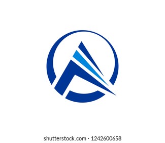 Plantilla de logotipo de la letra "A"