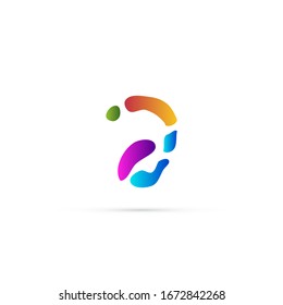 "Buchstabe A". Minimalistisches, einfaches, digitales und modernes Logo-Design.