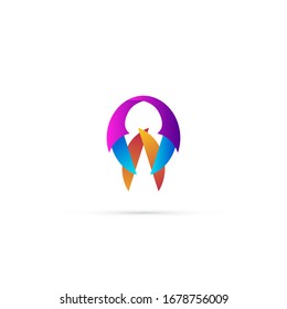 "letra A". Diseño minimalista, sencillo, digital y moderno de logotipos.