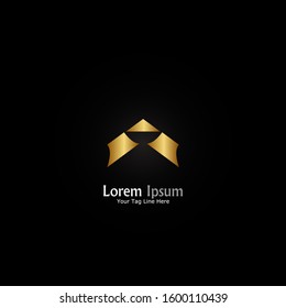 "letter A". Minimalist, simple,digital and modern logo design.