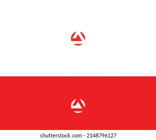 Letter A, oa, AO Logo Design vector Template