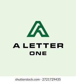 letra A1 conceito logotipo design vetor modelo