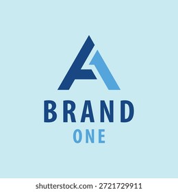 letra A1 conceito logotipo design vetor modelo