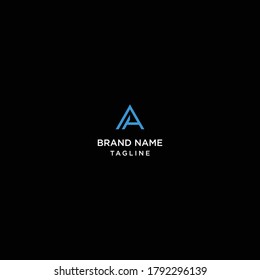 Letter AA Abstract logo template design in Vector illustration 