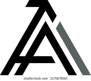 Letter AA Archery Broadhead Arrow Logo Suitable for Archery Equipment Supply Company, Store, Archery Club, Hunting Icon Logo Design Element sign vector illustration creative design symbol