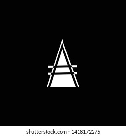Letter AA Clean and Minimal Initial Based Logo Design