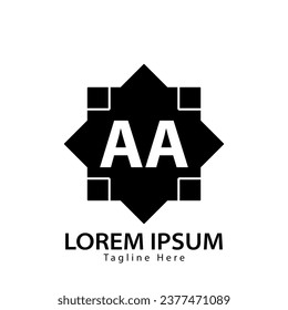 Buchstabe A Logo. A A. Ein Logo-Design, Vektorgrafik für Kreativunternehmen, Unternehmen, Industrie