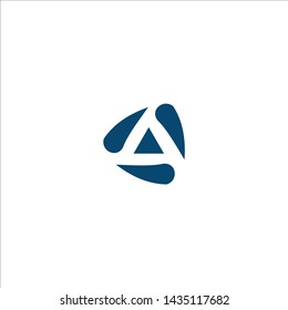 Letter AA Logo Design Vector Template