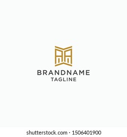 Letter AA Logo Icon Design Template. Gold, Elegant, Luxury - Vector