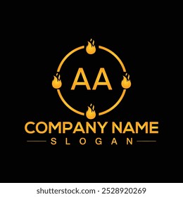 Letter AA Logo and monogram design for brand awareness