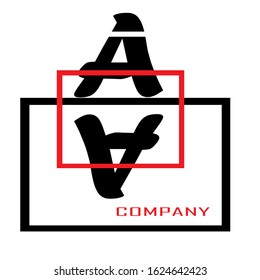 Letter A or AA Logo Template, Icon, Symbol
