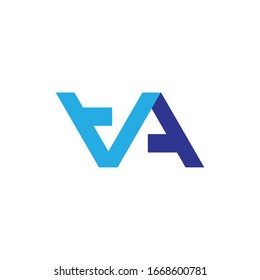 Letra un logotipo vectorial. Alfabeto abstracto con un logotipo