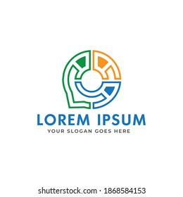 Plantilla de diseño de logotipo de consultoría de carta AAA