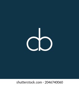 Letra AB o logotipo BA Diseño con línea para uso ilustrativo