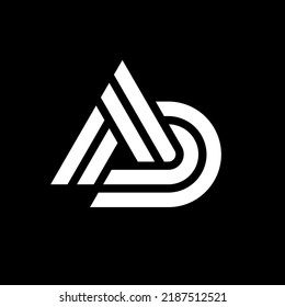 Letter AB creative monogram logo