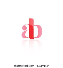 Letter AB logo