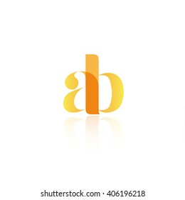 Letter AB logo