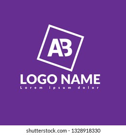 letter AB logo concept. Designed for your web site design, logo, app, UI