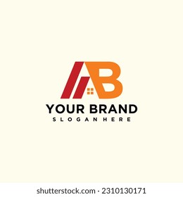 Logo-Design von Letter AB für das Bauhausgeschäft