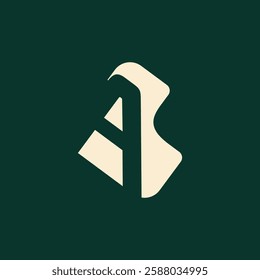 letter ab logo design for startup businessess or company
