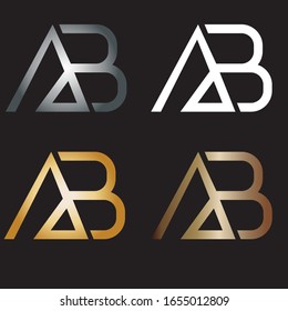 Letter AB logo Design Template