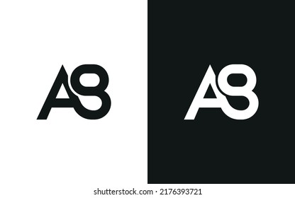 letter AB logo design vector template 