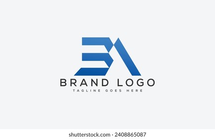 letter AB logo design vector template design for brand.