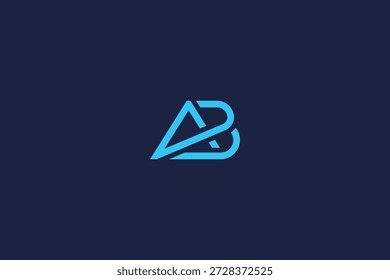 letter ab logo icon design template with vector inspiration logo simple design