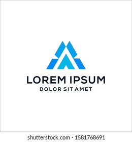 Letter AB Logo - Vector