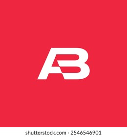 Letter AB Modern Logo Template
