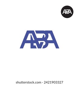 Letter ABA Monogram Logo Design