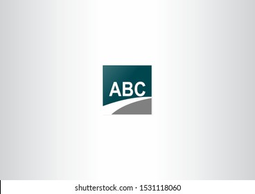 Letter ABC Logo Design Template Elements with Green color concept
