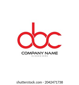 letter ABC, OBC logo design vector