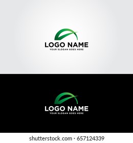 Letter A abstract design logo for business