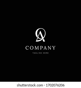 Carta Un concepto abstracto de diseño elegante del logotipo. Plantilla de logotipo del vector