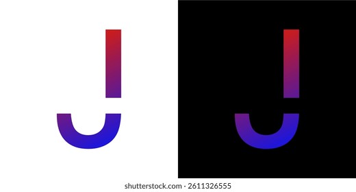 Letter Abstract J logo or symbol template design