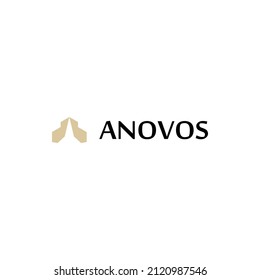 A letter abstract logo design