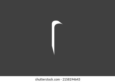 Letter i abstract logo design