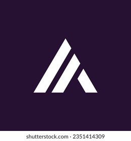 A Letter abstract Logo design